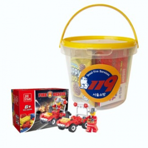 구디백 F - 어린이 소방 체험 방문 스티커제