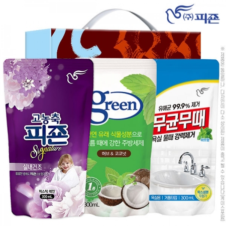 피죤 그린주방세제 무균무때(3종)_(a) #3