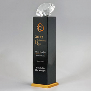 크리스탈 트로피 상패 R-60