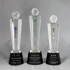 크리스탈 트로피 상패 R-62