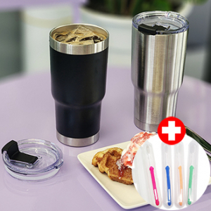 심플 ST 이중진공 스텐 텀블러 600ml [사은품증정]