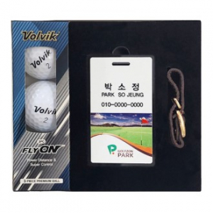 골프네임텍 펄 +골프공 세트 (볼빅 3P)