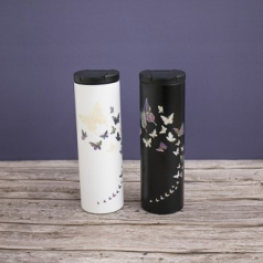 아름누리 심플 나비문양 자개 텀블러