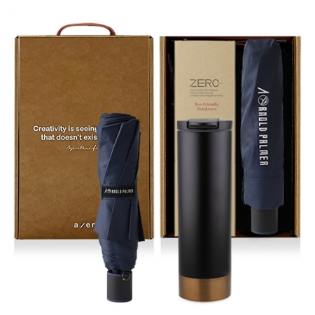 레스쁘리 고급 세트 MMMM (벅스로얄 텀블러 500ml + 3단 아놀드파마 우산) #2