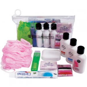 PVC 고리 파우치 여행용세트 1호 (9종)