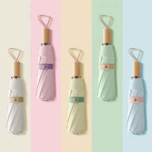 파스텔 우드 3단 양우산 (UPF 50+)