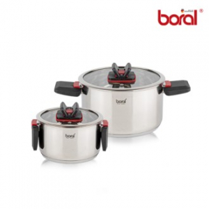 [보랄] 접이식 스텐 냄비 세트4P