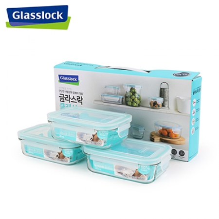 [글라스락] 클래식 직사각 밀폐용기 400 3조 #2