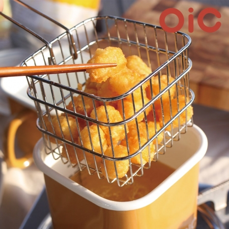 OIC 법랑 캐니스터 1.5L +전용 접이식 바스켓 #2