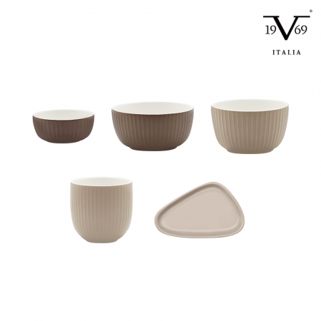 [ITALY 19V69] 슈벤트 도자기 5P #3