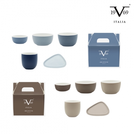 [ITALY 19V69] 슈벤트 도자기 5P #2