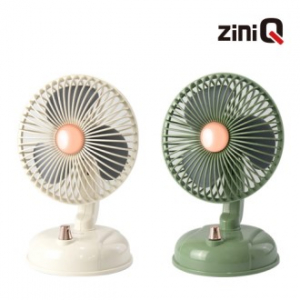 지니큐 미니 스탠드 선풍기, 자동 회전형 사무실 책상탁상용 감성바람 엔틱 미니무선 캠핑선풍기 FN-800M