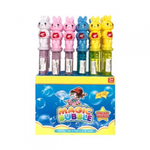 큐티 토끼 버블 스틱 / 어린이 비누방울 스틱