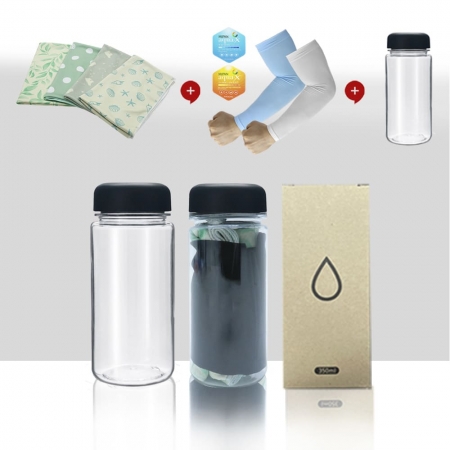 [플씨드] 패턴쿨타올 + 국산고급밴딩쿨토시 + 보틀350ml