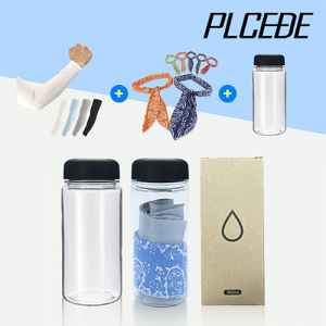 [플씨드] 아쿠아 쿨토시 1P + 아이스 쿨스카프 1P + 아이스 보틀 350ml 1P 세트