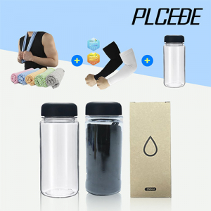 플씨드 뱀부얀 쿨타올 1P + 국산 라인 쿨토시 1P + 아이스 보틀 350ml 1P 세트