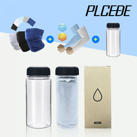 [플씨드] 무지 쿨마스크 +고급 밴딩 쿨토시 세트 +보틀350ml #2