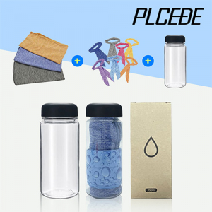 플씨드 마블 쿨타올 1P + 국산 물방울 쿨스카프 1P + 보틀350ml 1P 세트