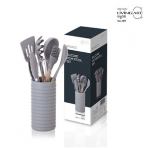 리빙아트 디오바코 실리콘 우드 키친툴 8종 세트