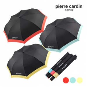 피에르가르뎅 2단 컬러보더 자동 우산