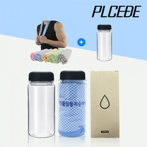 플씨드 뱀부얀 쿨타올 1P + 아이스 보틀 350ml 1P 세트