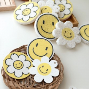 살다 스마일 압축 수세미 세트