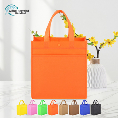 포켓 부직포 가방 중형