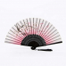 작은이미지: 복사꽃 베이직 접이식 대나무 부채 / 전통부채 #3