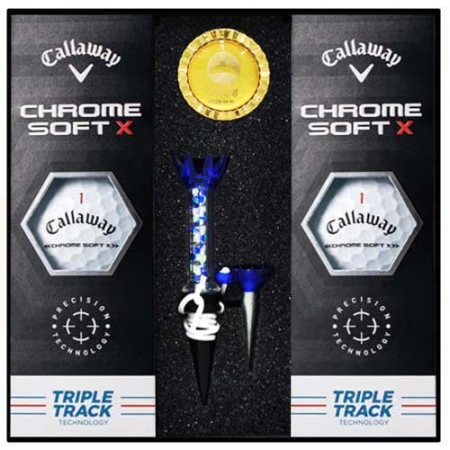 캘러웨이 크롬소프트 트리플트랙 X 6구 순금 볼마커 자석티세트 #2