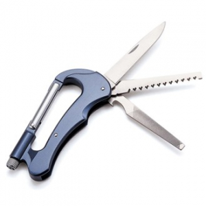 블루 카라비너 (고급 원목케이스 포함)