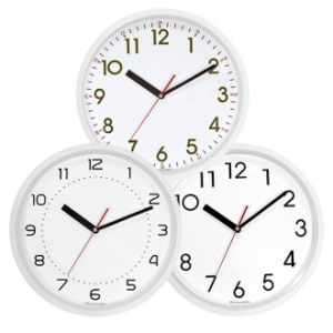 310 원형 화이트 벽시계