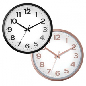 320 무소음 볼록유리 벽시계