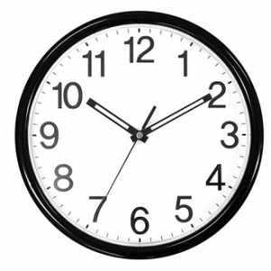 280 라운드 벽시계 (블랙)