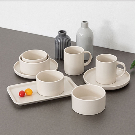 결 2인 9p 컵 접시 세트 #2