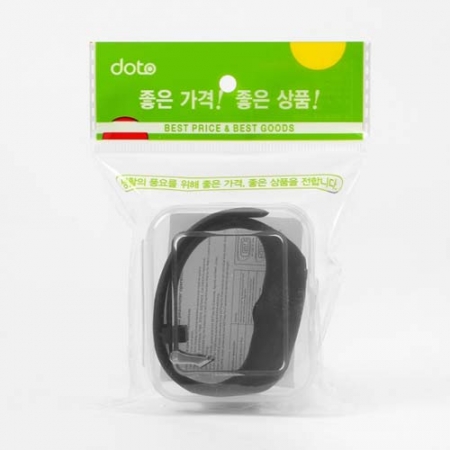 엣지 실리콘 만보기 시계 (블랙) 만보계팔찌 #4