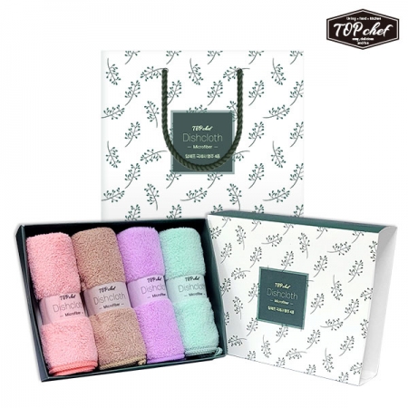 극세사 행주 4종세트(쇼핑백) #2