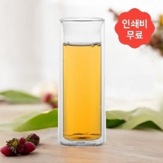 [로하티] 퀸글라스 이중 글라스 유리컵 300ml / 내열 유리잔