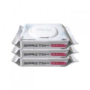 다올 크리넥스 안심 물티슈 캡형 (60매)