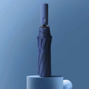 심플 자외선차단 자동 양우산 접이식 자동 우산 (네이비)