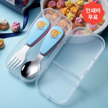 베이직 유아용 수저 포크 세트 / 어린이 수저세트 캐릭터 숟가락