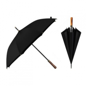 JW 프리미엄 골프우산 고급형 자동버튼 원목우드 핸들