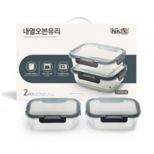 [쿠쳐] 내열 오븐유리 2종, 4종, 5종, 오븐글라스 밀폐용기5종
