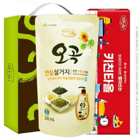 무궁화 오곡안심 설거지 300ml + 빨아쓰는 키친타올 (2종) (a) #3