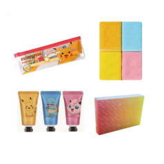 포켓몬 기획3종 세트 양치세트 + 핸드크림 + 핸드수건 타올