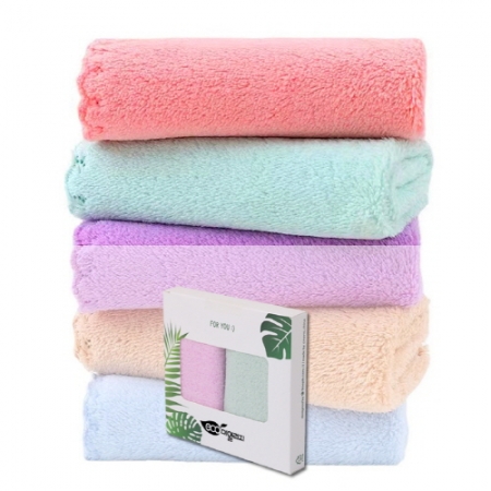 극세사 파스텔 단색 무지 행주 2p 25cm × 25cm #2