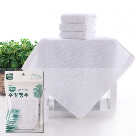 호텔 주방 손수건 면 행주 1P 27cm × 27cm #2