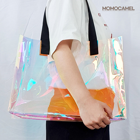 모모카멜 비치백 숄더백 투명 HB06 #4