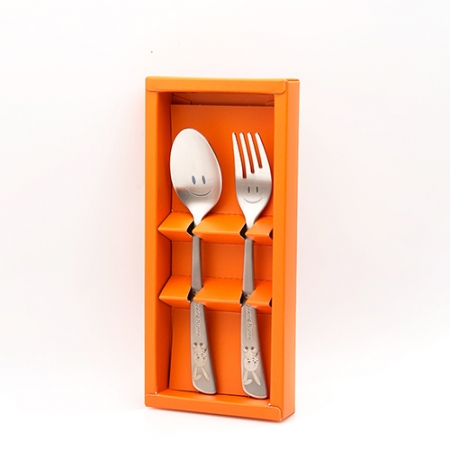 토끼 스푼&포크 2종 케이스세트 #2