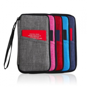 CF441 모던오피스 다기능 여행여권 수납 가방 방수 여행지갑