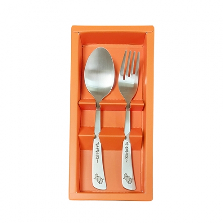 매너 스푼 & 포크 2종 케이스 세트 #2
